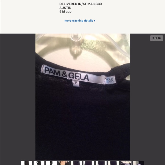 Pam & Gela so black dress size P - Picture 5 of 5